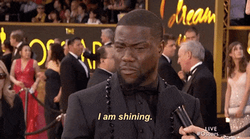 i am shining kevin hart GIF by The Academy Awards