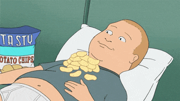 eating king of the hill lazy chips koth