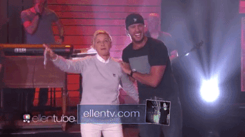 nashvillegab ellen luke bryan butt grab GIF