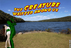 creature from the black lagoon horror GIF by RETRO-FIEND
