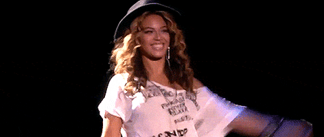 Happy Beyonce animated GIF