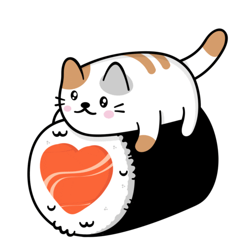 Cat Love Sticker by wuxanos