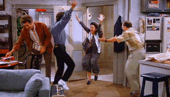 Excited George Costanza GIF