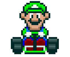Luigi - Super Mario Kart Minecraft Skin