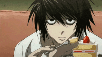 Death Note Cake GIF