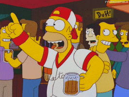 Happy Homer Simpson GIF