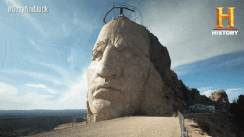 south dakota statue GIF by History UK