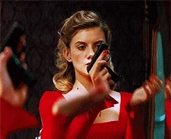  girl red dress director red dress GIF