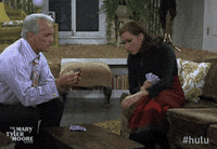 perfect gifs, classic tv gifs, the mary tyler moore show gifs, mary tyler moore gifs, 70s gifs, hulu gifs, ted knight gifs, 70s tv gifs