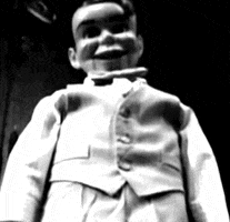 black and white smiling GIF by hoppip