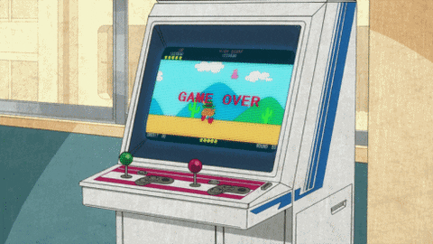 Image result for anime playing games gif