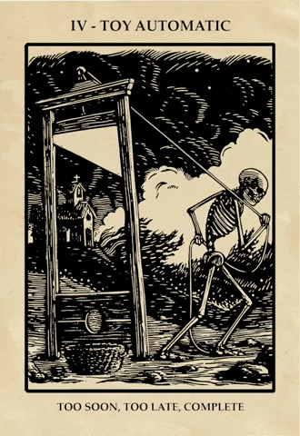 skeleton tarot GIF by The Afghan Whigs