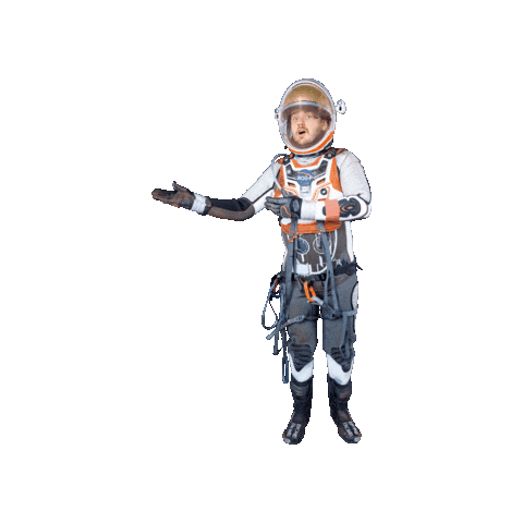 Aliens Wow Sticker by moebelroller