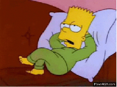 Giphy - Bart Simpson Saturday GIF