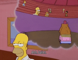 the simpsons ballet GIF