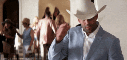 Jason Statham Cowboy GIF