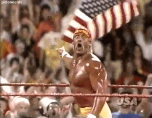 Hulk Hogan Freedom GIF - Find & Share on GIPHY