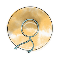 Sun Hat Sonnenhut Sticker