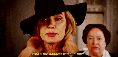 Witch Halloween animated GIF