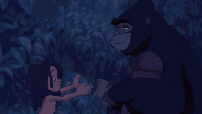 Película 9 Tarzan 
Háblame o represéntame una escena que te guste de esa