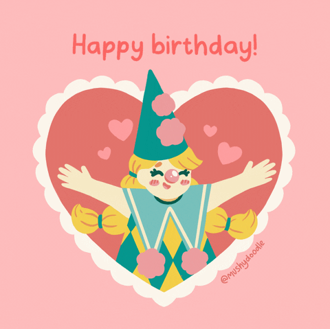Happy Birthday Party GIF by Mushydoodle