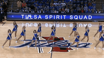 tulsa golden hurricane dance GIF by The University of Tulsa
