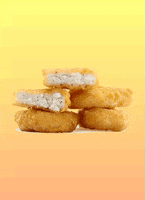 bouncing chicken nuggets GIF by Shaking Food GIFs