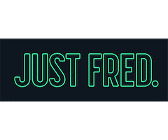 JUST FRED Sticker