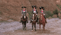 The Three Amigos Oh great. real bullets on Make a GIF