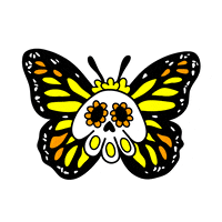 GIF du Jour des Morts par Rosa Maria Renova