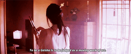 fan geisha memiors of a geisha GIF