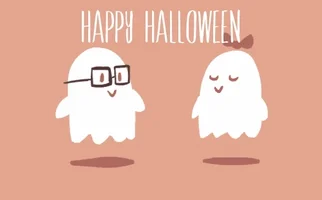  cute halloween ghost happy halloween celebrate halloween GIF