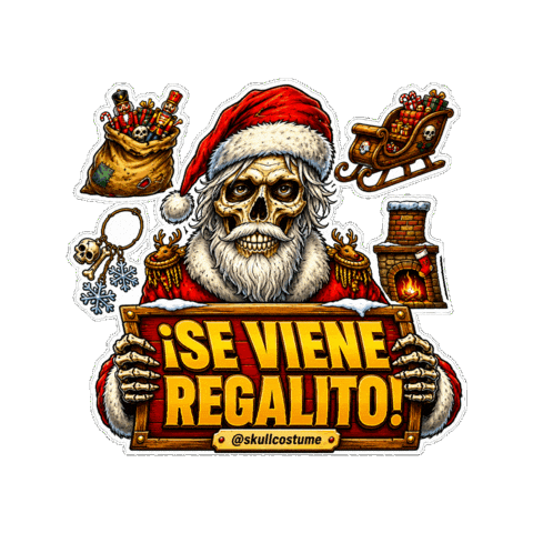 Santa Claus Halloween Sticker