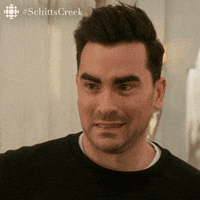 Schitts Creek Whatever GIF by CBC