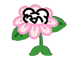 Blue Flower Sticker by Annafish