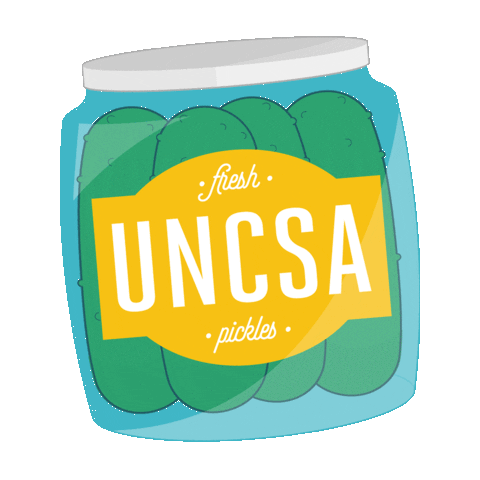 Pickle Jar Sticker by UNCSA
