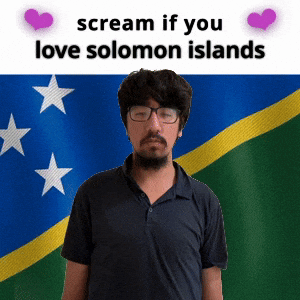 (silent) scream if you love solomon islands