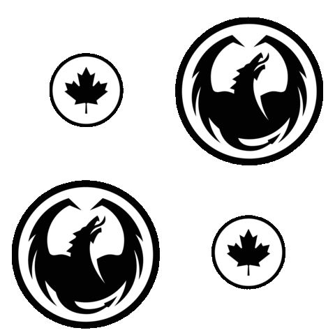 Dragon Canada Sticker