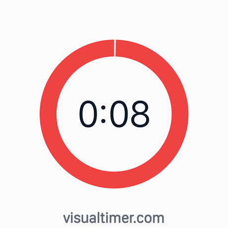 8 Seconds Timer GIF by VisualTimer