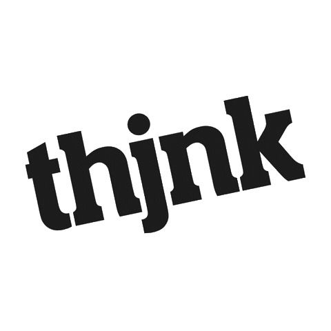 Logo Think Sticker by thjnk Zürich