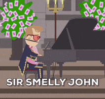 Elton John Piano GIF by South Park