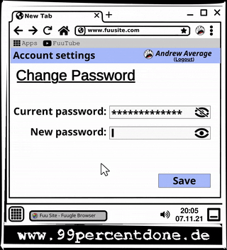 99percentdone profile security account password GIF