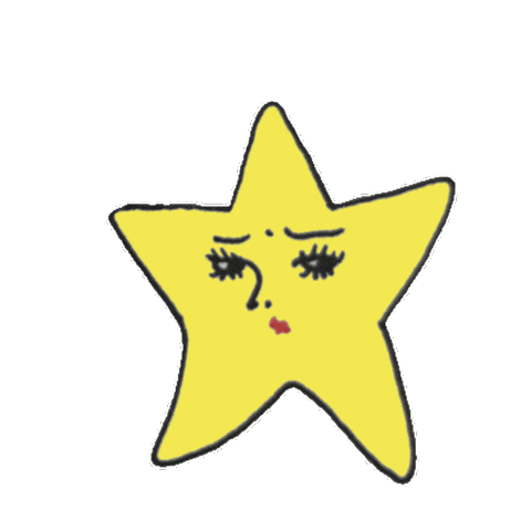 Good Night Star Sticker