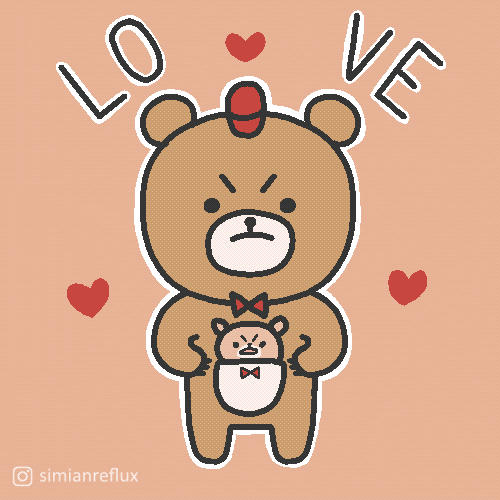 I Love You Hearts GIF by Simian Reflux Find & Share on GIPHY