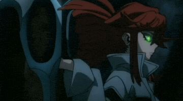 Red Hair Animation GIF