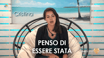 Cristina Reaction GIF by Love Island Italia