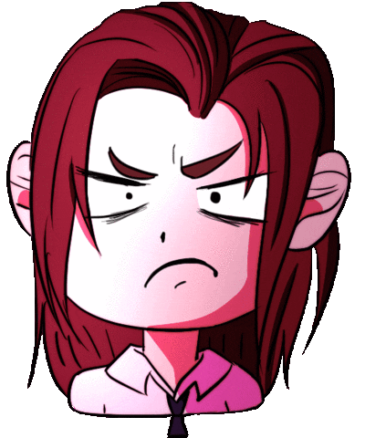 Cartoon What Sticker