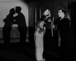 kissing buster keaton GIF by Maudit