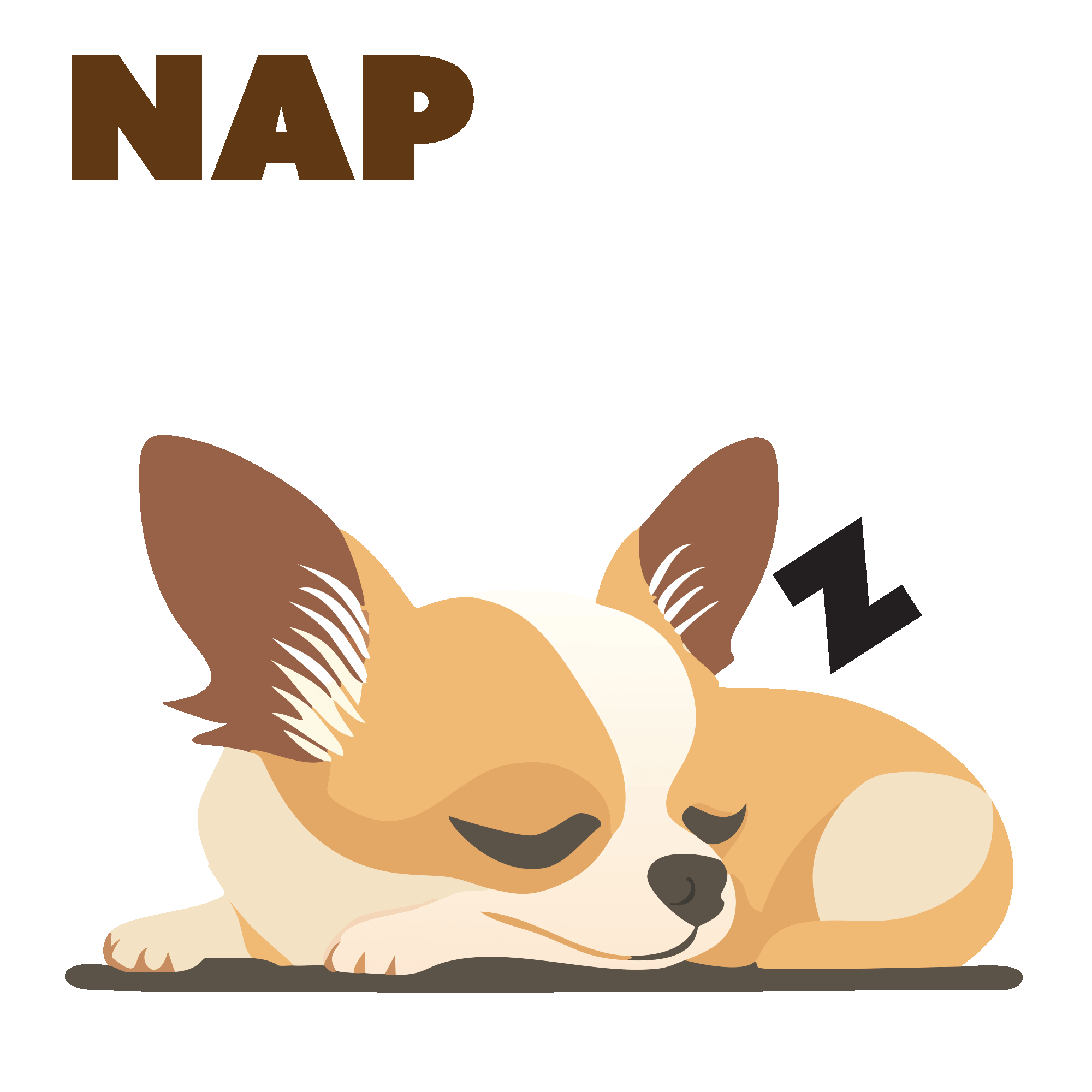 Sleepy Dog Sticker by Underdog