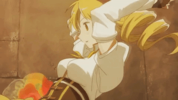 KyokoSakura kill me mami tomoe tomoe mami my sidechick GIF